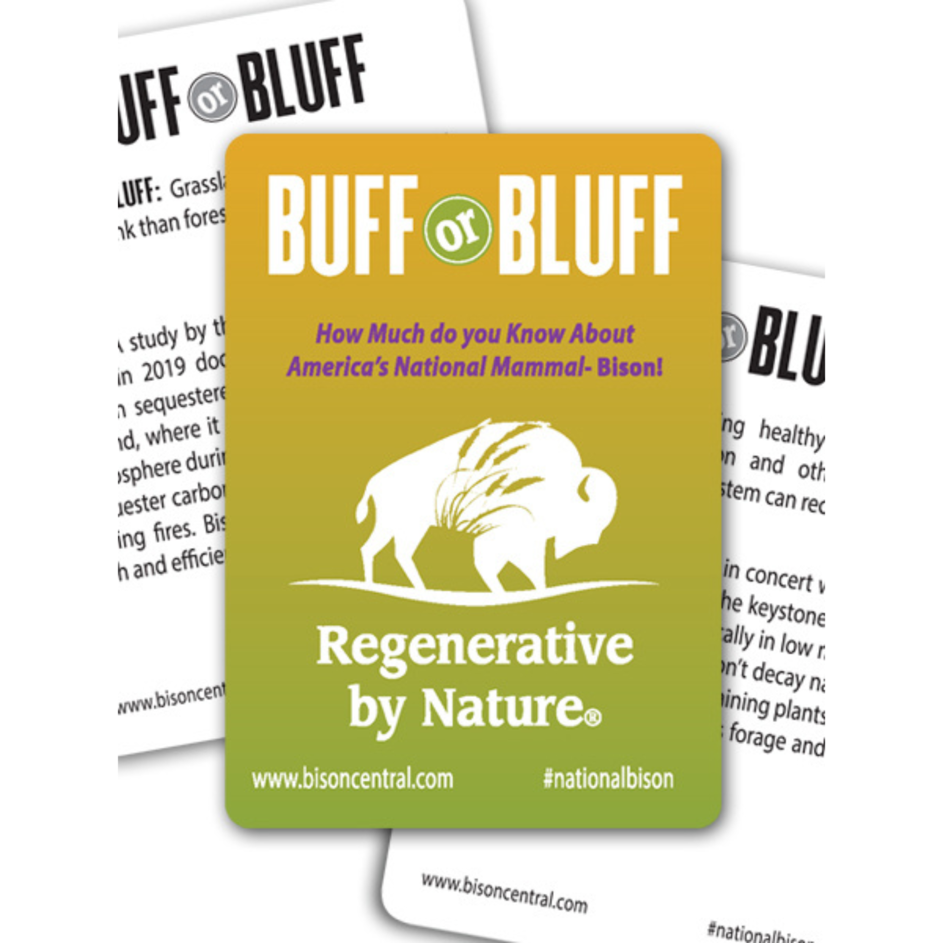 Buff or Bluff Card Game
